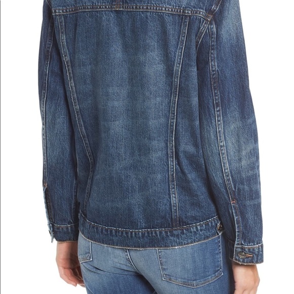 GOOD AMERICAN Boyfriend Denim Jacket Plus 18 - Picture 4 of 13